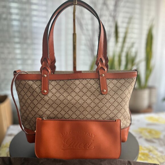 Gucci Diamante Craft Canvas Tote - Authentic! Excelent Condition! - Picture 1 of 9